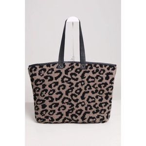 Tote Bag COMFY-LUXE Lady's Luxury Soft Leopard Pattern Microfiber Fashion